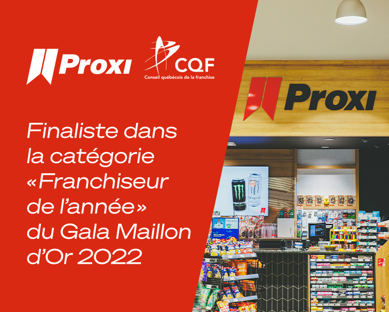 Proxi finalist at the Gala Maillon D'or