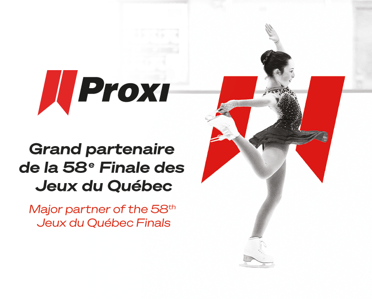 Proxi is a major partner of the Jeux du Québec!