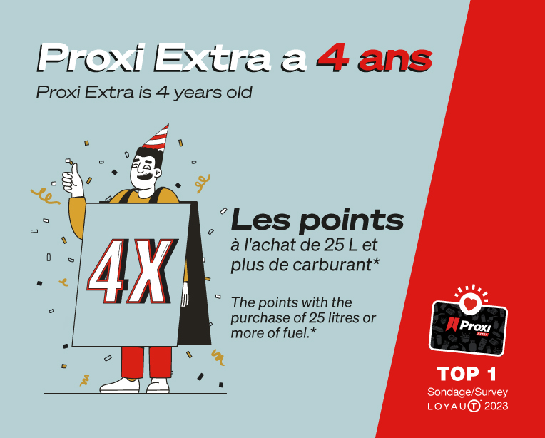 Proxi Extra is turning four!