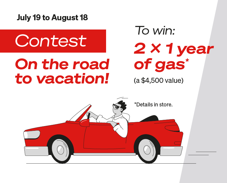 The On the Road to Vacation contest is back!