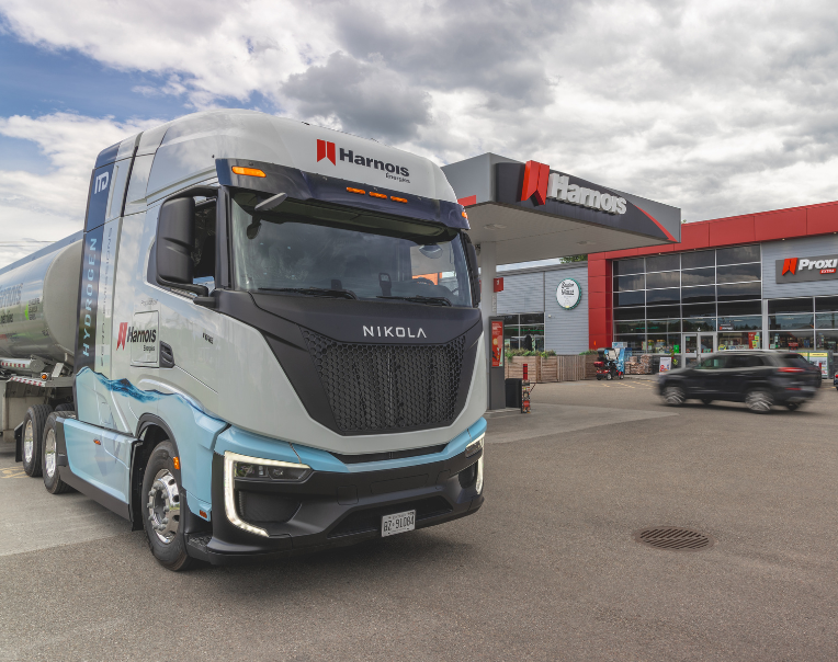 Conclusion of the trial period for the hydrogen truck 